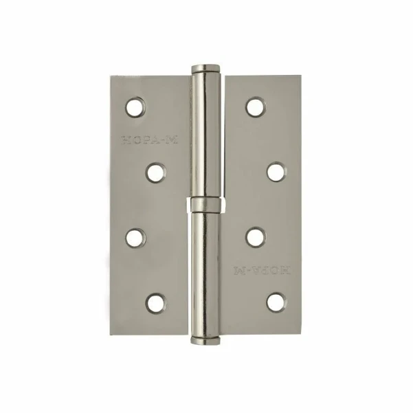 Фото для Петли сталь 750-4" хром левые 100х75х2.5//Нора-М