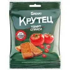Гренки Крутец 80гр со вкусом томата спайси*30