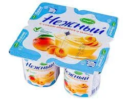 Фото для Продукт йогуртный Кампина Нежный 100гр 1,2% Абрикос/манго (БЗМЖ)*24