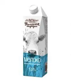 Молоко Фермерское 1л 1.5% Хладокомбинат ТДА*12 БЗМЖ