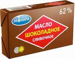 Масло шоколадное Экомилк 180гр 62% фольга *13 (БЗМЖ)
