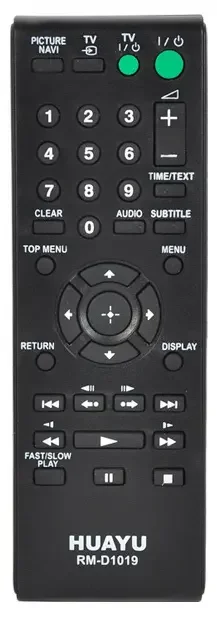 Фото для Пульт Sony HUAYU RM-D1019 (RMT-D187P)