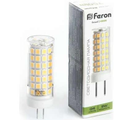 Фото для Лампа светодиодная FERON LB-434 G4 9W 4000K 230V (38144)