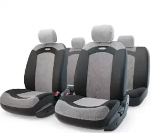 Чехлы на сиденье Автопрофи Extreme (8предмет) объемная сетчатая ткань, Черный /синий
