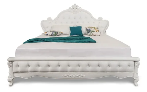 Кровать "МИШЕЛЬ" 180*200 см с подъемным механизмом белый матовый