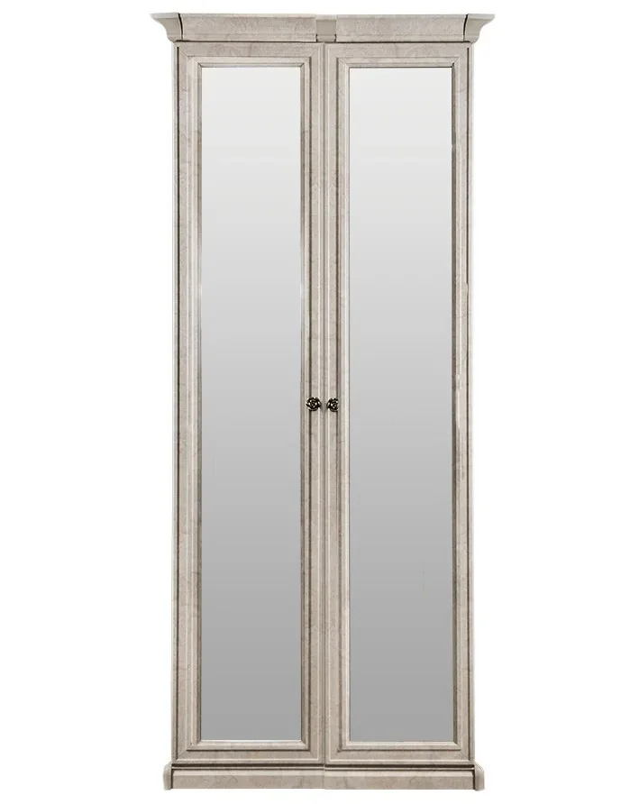 Шкаф "АФИНА" 2-дверный с зеркалом крем корень