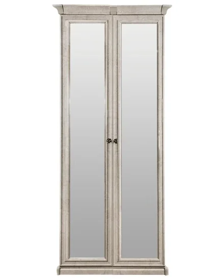 Шкаф "АФИНА" 2-дверный с зеркалом крем корень