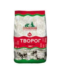 Фото для Творог Серышево 300гр 9% рассыпчатый (БЗМЖ)*10