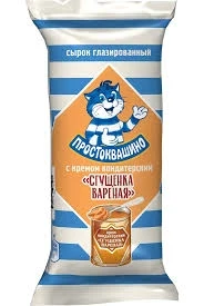 Фото для Сырок глазированный Простоквашино 40гр сгущенка вареная 23%