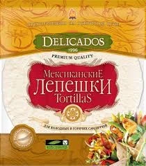 Фото для Лепешка Мексиканская Деликадос 400г *10