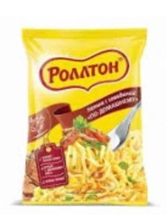 Фото для Лапша яичная Роллтон 85гр со вкусом говядины м/у *40*20