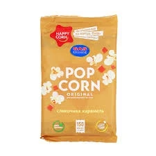 Фото для Зерно кукурузы Хэппи Корн для Свч 100гр Сливочная Карамель*24