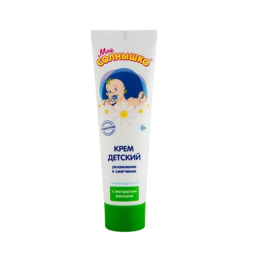 Фото для Крем детский Мое Солнышко 100мл с экстрактом ромашки*12 Аванта