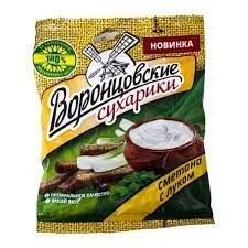 Фото для Сухарики Воронцовские 40гр со вкусом сметаны и лука*28