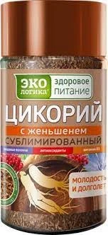 Фото для Цикорий нат раств сублимированный 85гр с женьшенем с/б*15