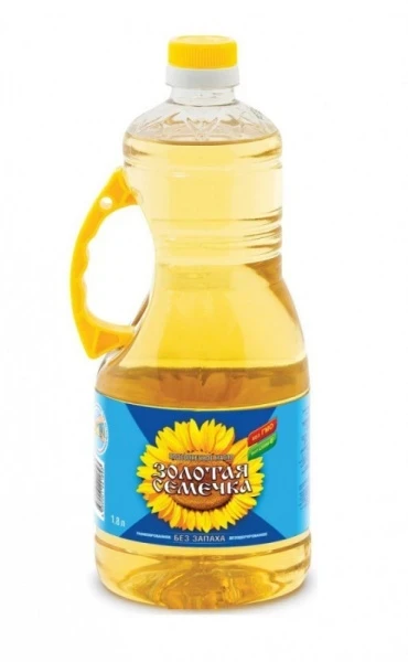 Фото для Масло Золотая Семечка 1,8л подсолнечное раф дез*6 