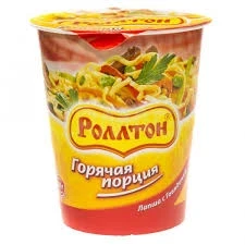 Фото для Лапша Роллтон 70г с говядиной стакан *24*12