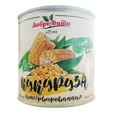 Фото для Кукуруза ДоброВита 425мл консервырованная ж/б ГОСТ*24 Китай