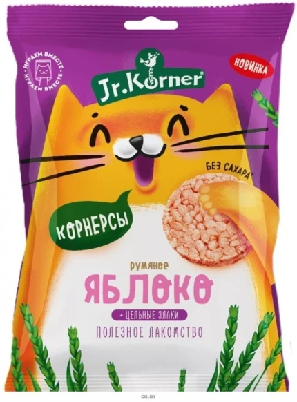 Фото для Хлебцы Доктор Кернер мини 30г рисовые вкус зеленое яблоко*30