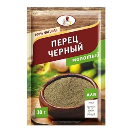 Фото для Приправа Эстетика Вкуса 10гр Перец черный молотый