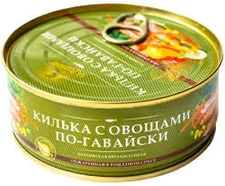 Фото для Килька по-гавайски За Родину 240гр в т/с обжаренная Ключ*24