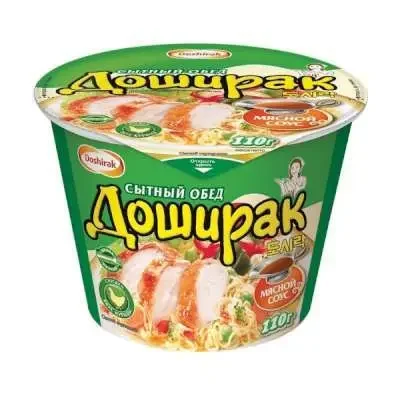 Фото для Лапша Доширак Сытный обед 110гр с курицей стакан *16