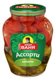 Фото для Ассорти овощное 680мл ст/б Дядя Ваня*8