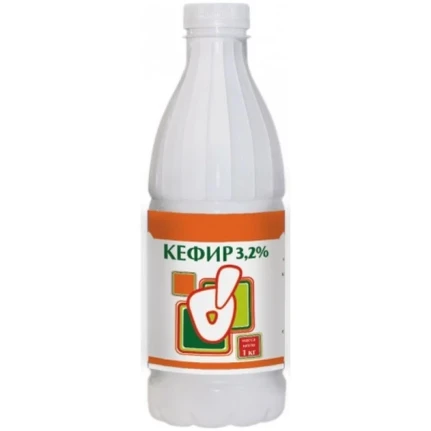 Фото для Кефир 3,2% 1,0 л ПЭТ БМК*8