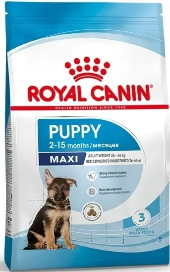 Royal Canin Maxi Junior 32 корм для щенков с 2 до 15 месяцев,3 кг
