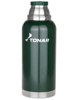 Фото для Термос HS.TM-057-G 1000ML с ситечком зеленый (2 крышки-кружки) TONAR