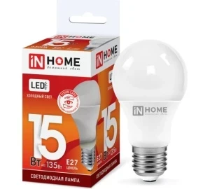 Фото для Лампа LED-А60-VC 15Вт 6500К Е27 IN HOME