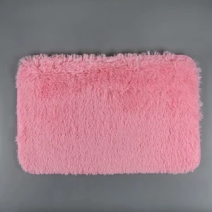 Фото для Коврик для ванной комнаты,полиэстер 50х80 см ПУШИСТИК розовый