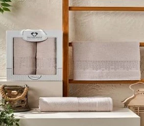 Фото для Полотенце махровое в коробке 2 шт (50х90,70х140) JUANNA,VEVIEN,MERZUKA,DOLPHINS