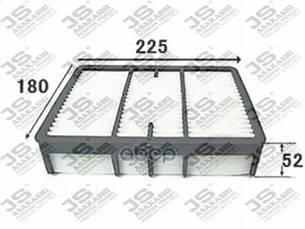 Фото для Фильтр Воздушный A-175 Js Asakashi JS Asakashi арт. A175J