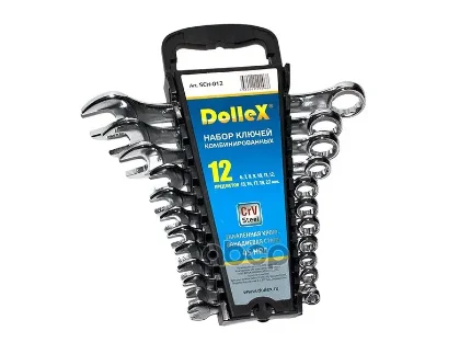 Фото для Набор Ключей Комбинированных "Dollex" 12пр. 6-22 Мм Хром Sch-012 DOLLEX арт. SCH-012