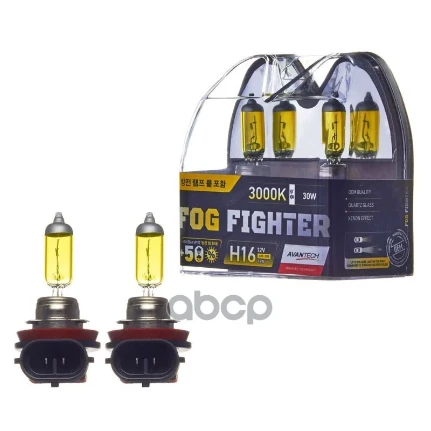 Фото для А/Лампа H16 12V19w (30W) 3000K Avantech Ab3016 AVANTECH арт. AB3016