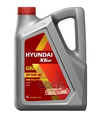 Фото для HYUNDAI XTeer Масло Моторное 5W40 Sn/Sp 4L Hyundai Xteer G800 Ultra Protection Gasoline
