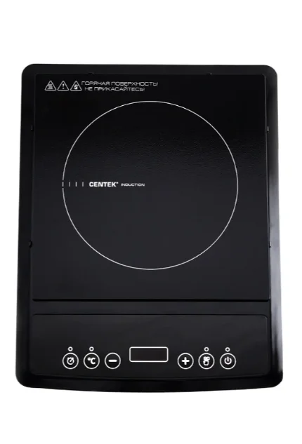 Фото для Плита индукционная Centek СТ-1518 черная (2000Вт,8настр.мощности,LED,таймер)