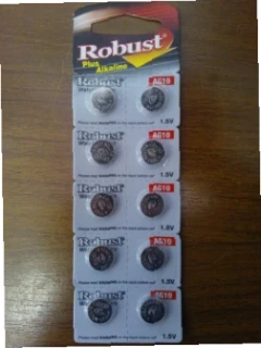 Фото для Батарейки Robust AG10 таблетка (1/300)