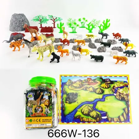 Животн 666W-136/429 набор диких животных (1/60)