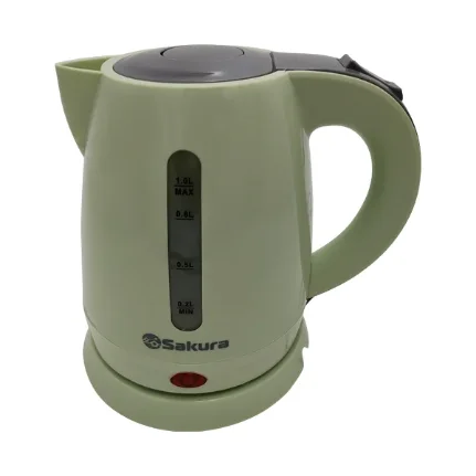Чайник SAKURA SA-2342GRS Зелен/Сер.(1,0л)