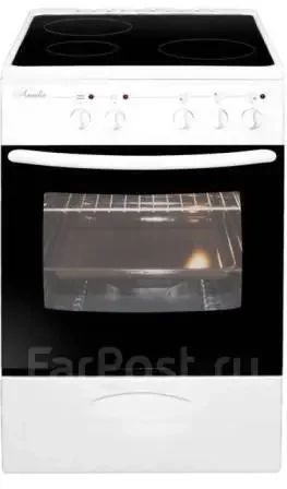 Фото для Плита электр. ЛЫСЬВА EF3001MK00 БЕЛАЯ Стеклокерам.(50*60*85,3 конф,57л)