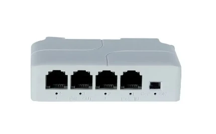 Фото для Удлинитель POE, коммутатор Ethernet 100 мбит, разветвитель 3 портовый на DIN-рейку