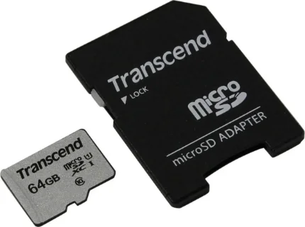 Фото для Карта памяти micro SD 64 Gb Transcend Class10 с адаптером (UHS-1)