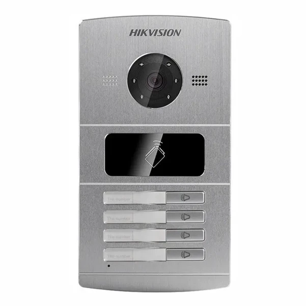 Фото для 1.3Мп IP вызывная видеопанель на четырех абонентов DS-KV8402-IM