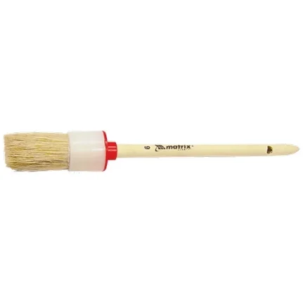 Фото для Кисть круглая №20 (65 мм), натуральная щетина, деревянная ручка