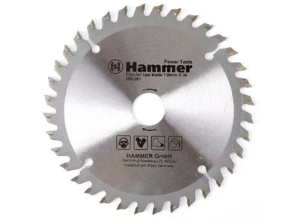 Пильный диск по дереву 130х20/16мм (20 зубьев) HammerFlex