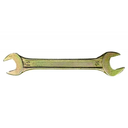 Ключ рожковый двусторонний 13х14 мм хром/цинк