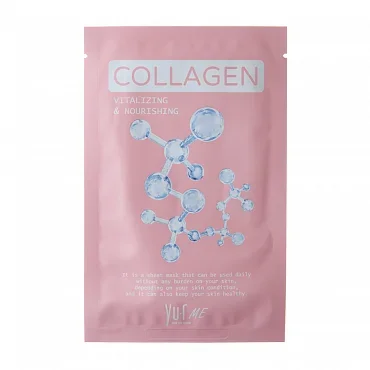 Маска для лица с коллагеном YU-r ME Collagen Sheet Mask, 25 г.