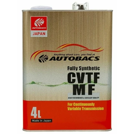 Фото для Масло трансмиссионное Autobacs CVTF MF FS, синтетическое, универсальное, для вариаторов, 4л, арт. A00033248